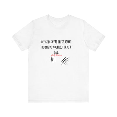 T-shirt: True Crime Joke | Cat Scratches