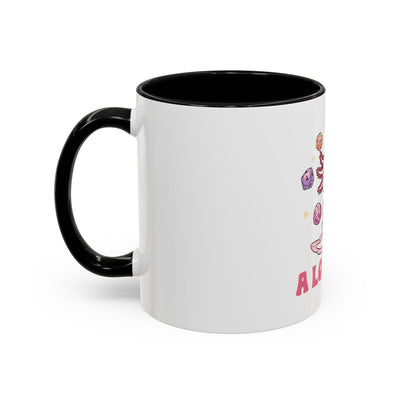 Mug: Cute Axolotl Dice Coffee Mug - Perfect for Gamers, D&D Lovers, Gifts, & Collectibles
