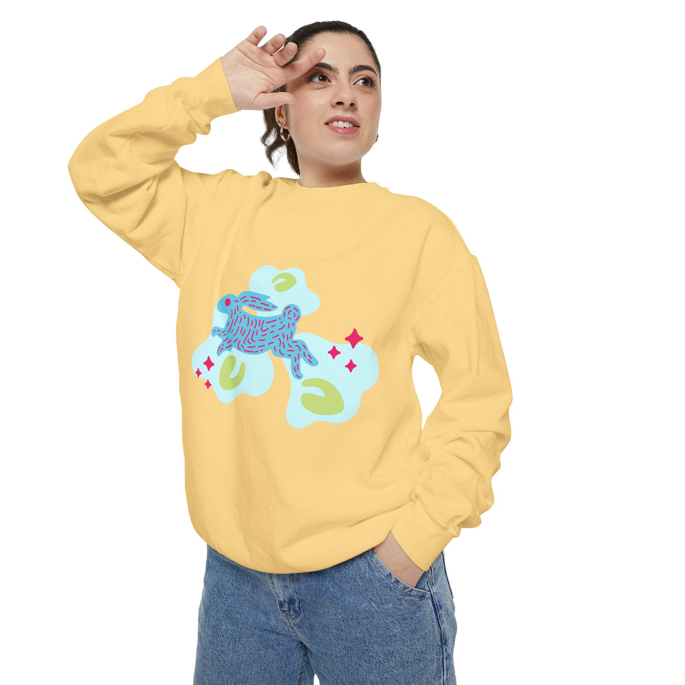 Men's Sweatshirt: Rabbit Run Pull Over