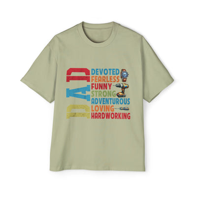 Dad Appreciation Heavy Oversized Tee, Gifts for Father's Day, Funny Dad Shirt, Casual Wear, Birthday Gift for Dad