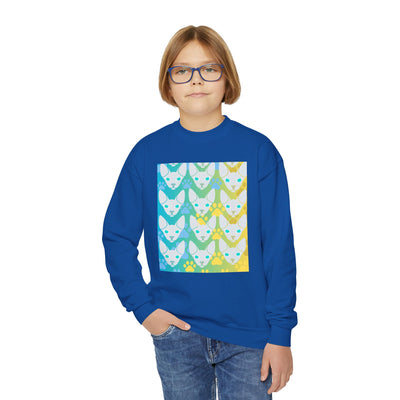 Sweatshirt: Hairless Kitty Design Crewneck