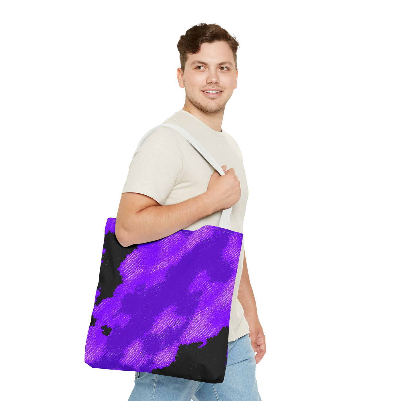 Tote Bag: Haze of Purple Design