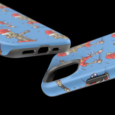 Santa Skelly Celly Phone Case | Durable & MagSafe Compatible