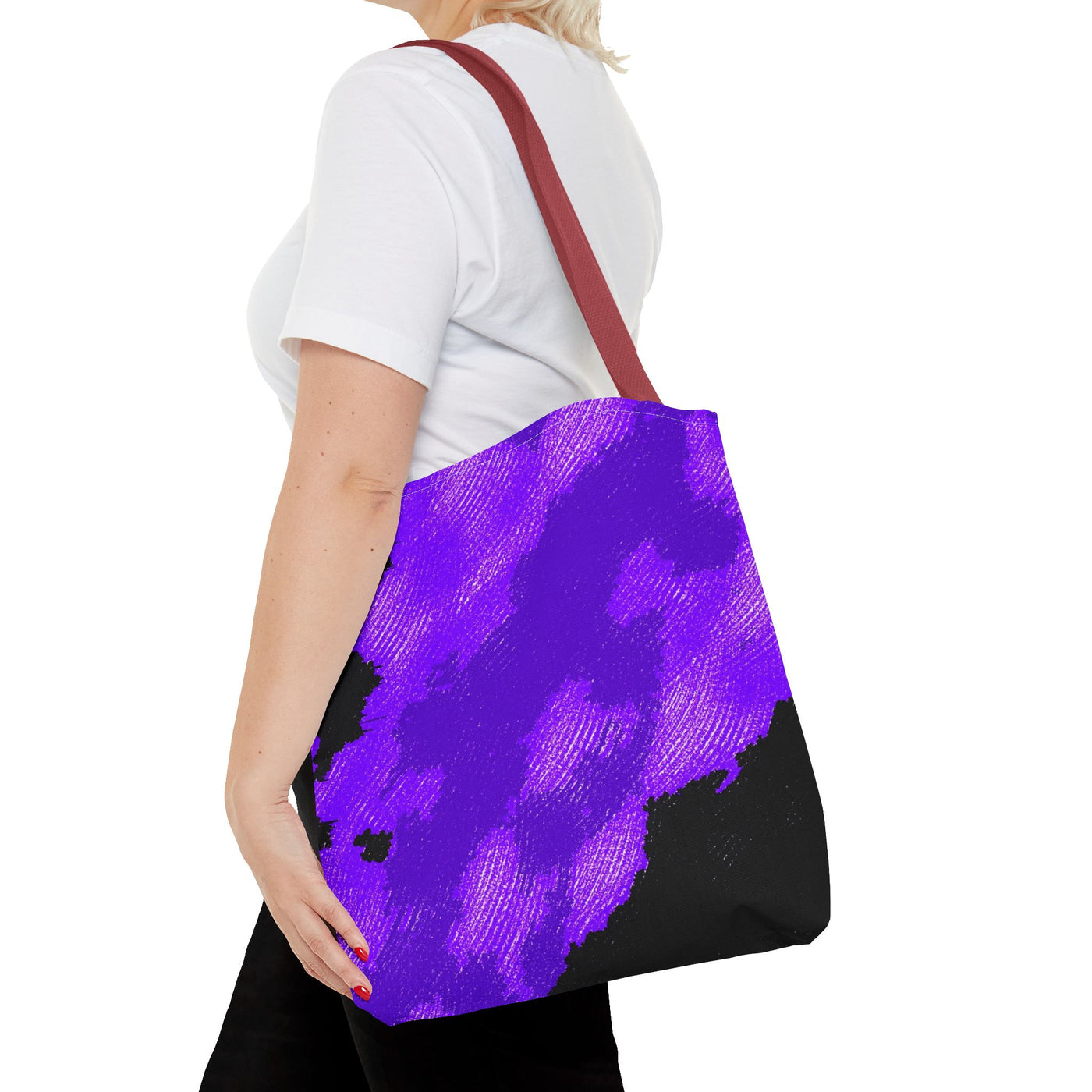 Tote Bag: Haze of Purple Design