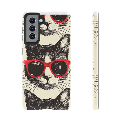 Phone Case: Sassy Cat Phone Case, Cute Cat Lovers Gift, Pet Lover Accessory, Fun Cat Phone Cover, Stylish Gadget Protection