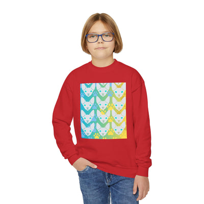 Sweatshirt: Hairless Kitty Design Crewneck