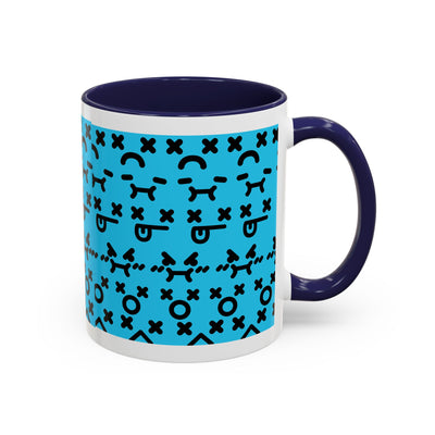 Mug: Blue Emoji Mug