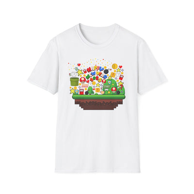T-Shirt: Happy New Year Gamer Design | Retro