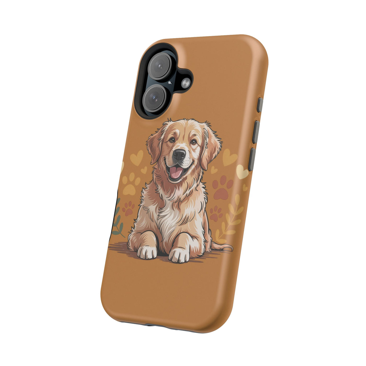 Dog Lover Magnetic Phone Case, Cute Pet Cases for iPhone, Dog-themed Phone Covers, Golden Retriever Case, Gifts for Dog Owners