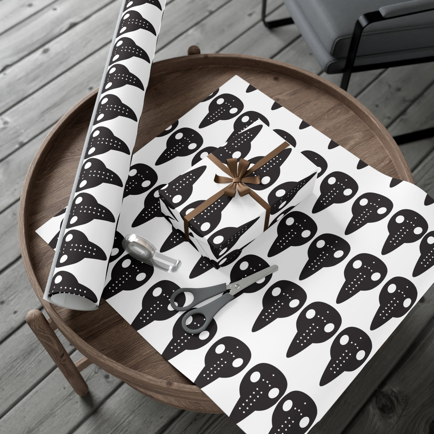 Wrapping Paper: Of Epidemic Proportions | Plague Mask