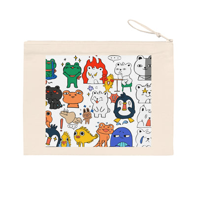 Pencil Case: Kawaii Animal Cartoon