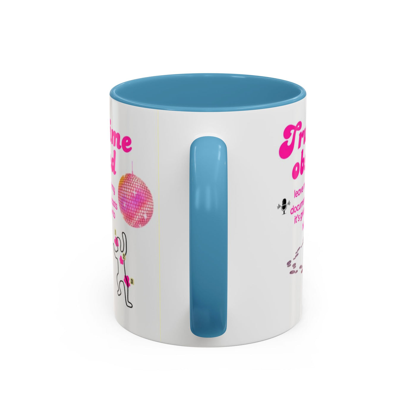 Mug: Pink Disco Ball True Crime
