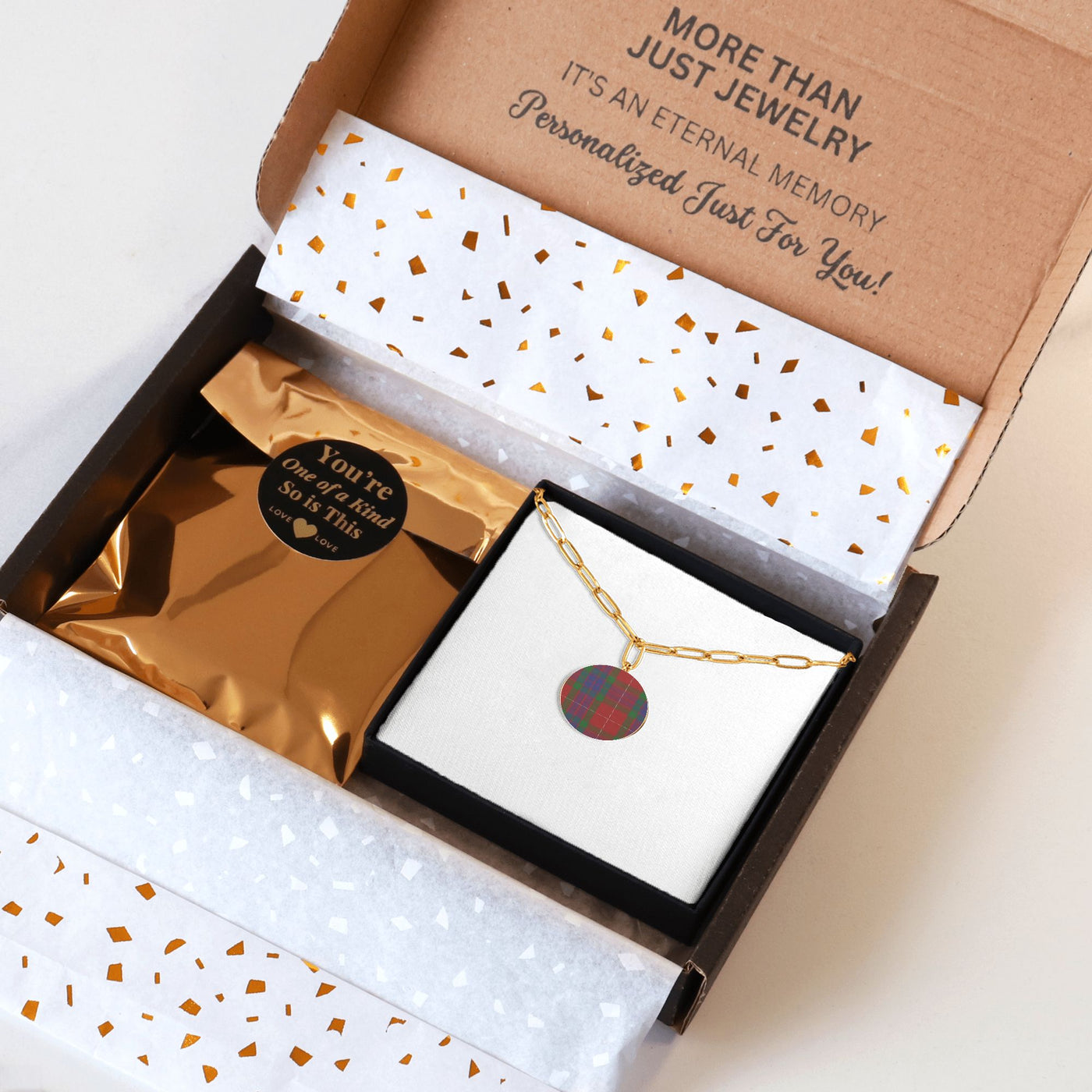 Necklace: Paperclip Coin-Circle Necklace -Make Your Own - Fraser Sample