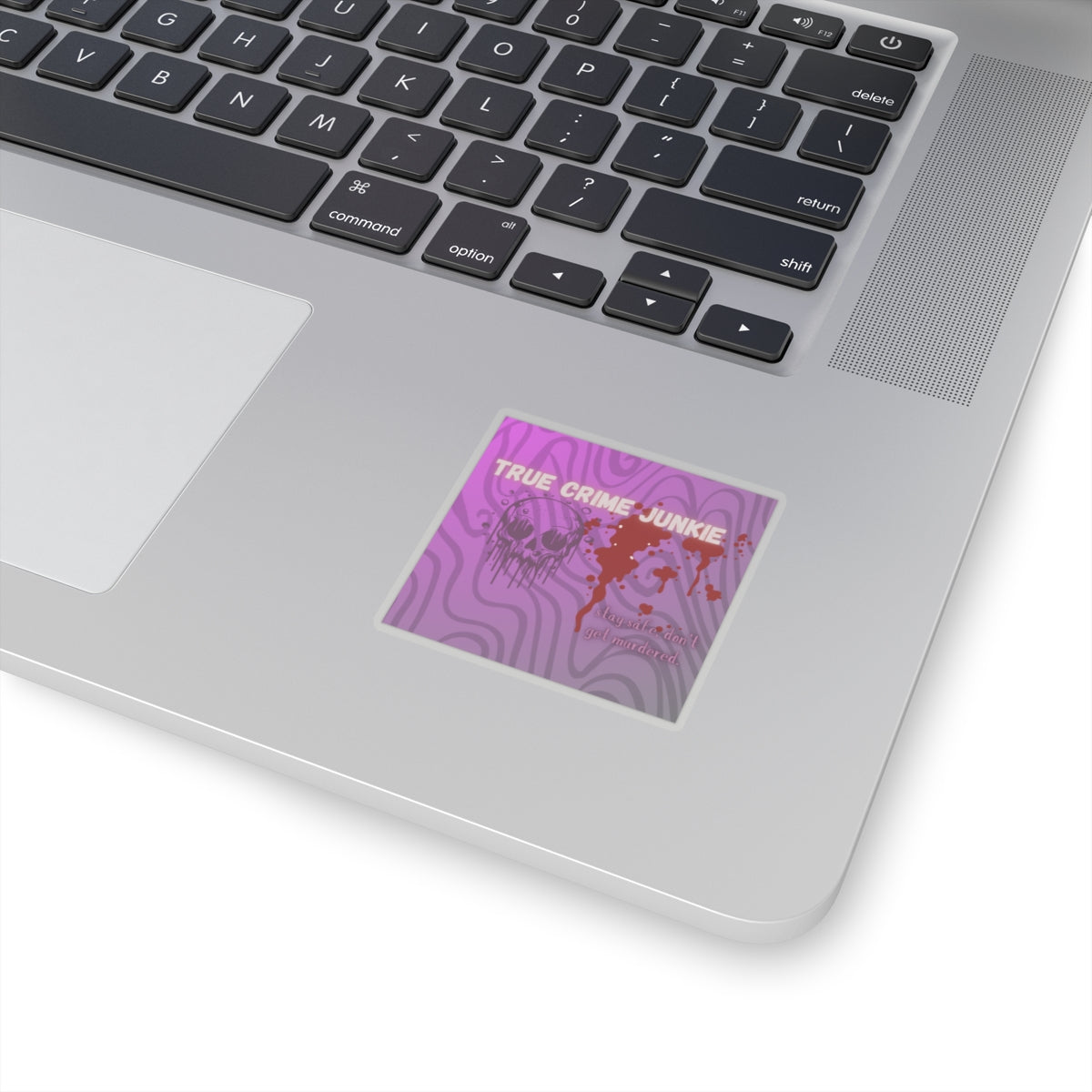 Sticker: Stay Safe | True Crime | Kiss Cut