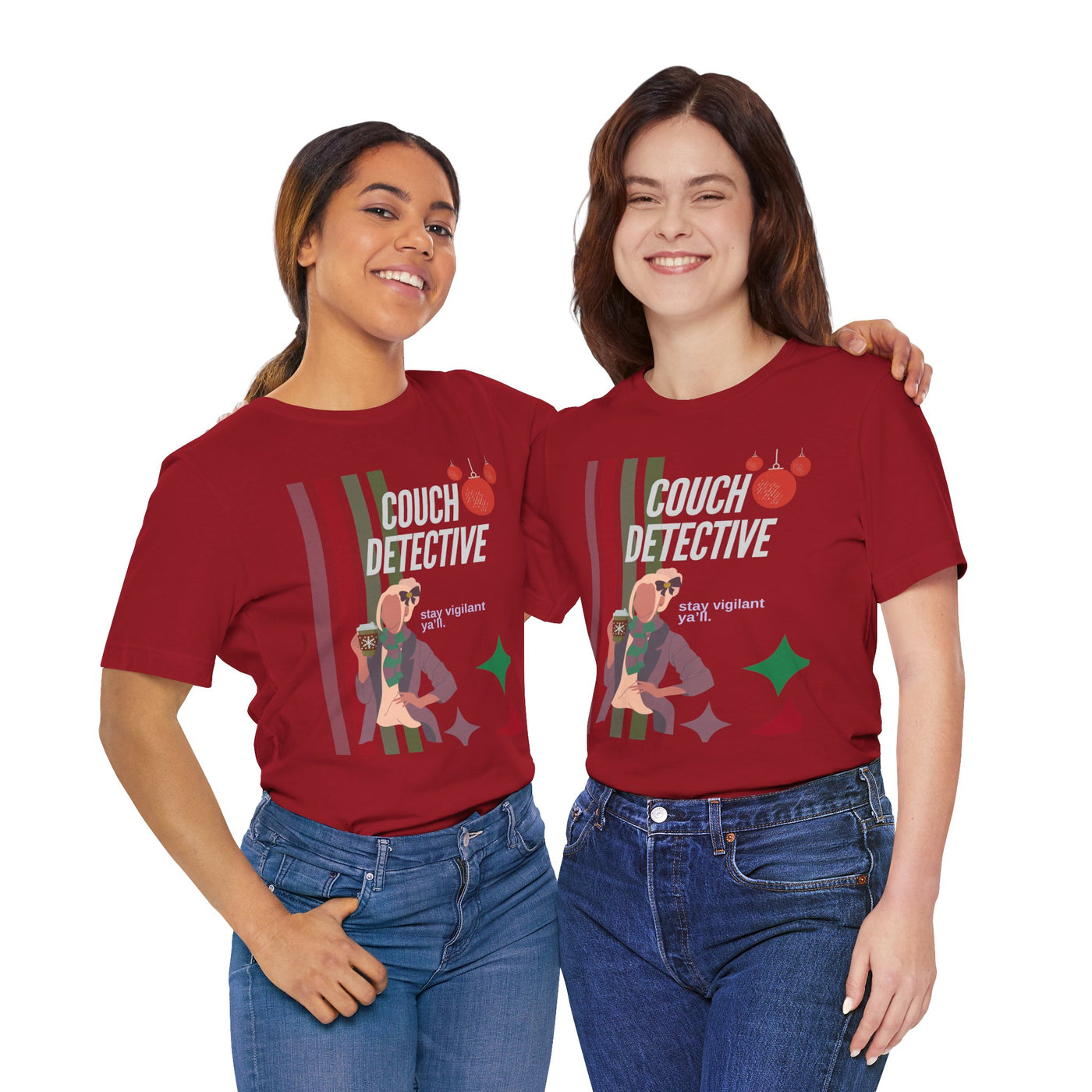 T-shirt: Couch Detective | Stay Vigilant | Holiday Edition