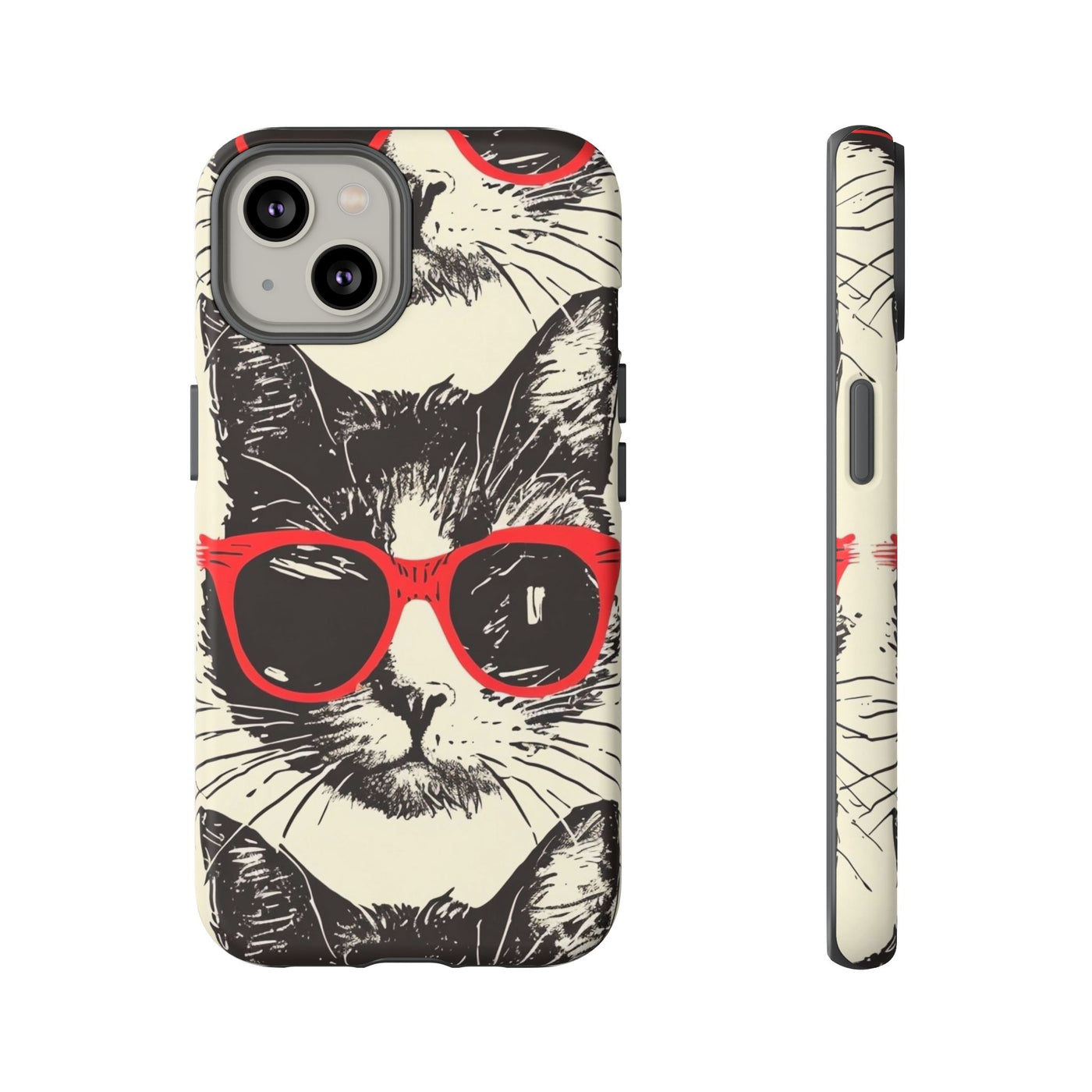 Phone Case: Sassy Cat Phone Case, Cute Cat Lovers Gift, Pet Lover Accessory, Fun Cat Phone Cover, Stylish Gadget Protection