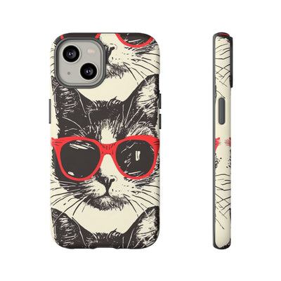 Phone Case: Sassy Cat Phone Case, Cute Cat Lovers Gift, Pet Lover Accessory, Fun Cat Phone Cover, Stylish Gadget Protection