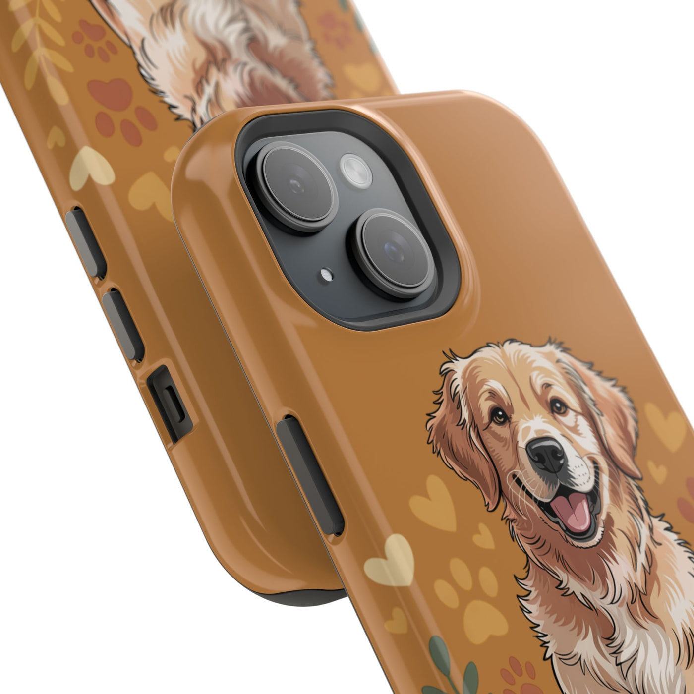 Dog Lover Magnetic Phone Case, Cute Pet Cases for iPhone, Dog-themed Phone Covers, Golden Retriever Case, Gifts for Dog Owners