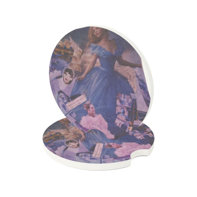 Soapstone Car Coaster: Glamorous Vintage Aesthetic Design