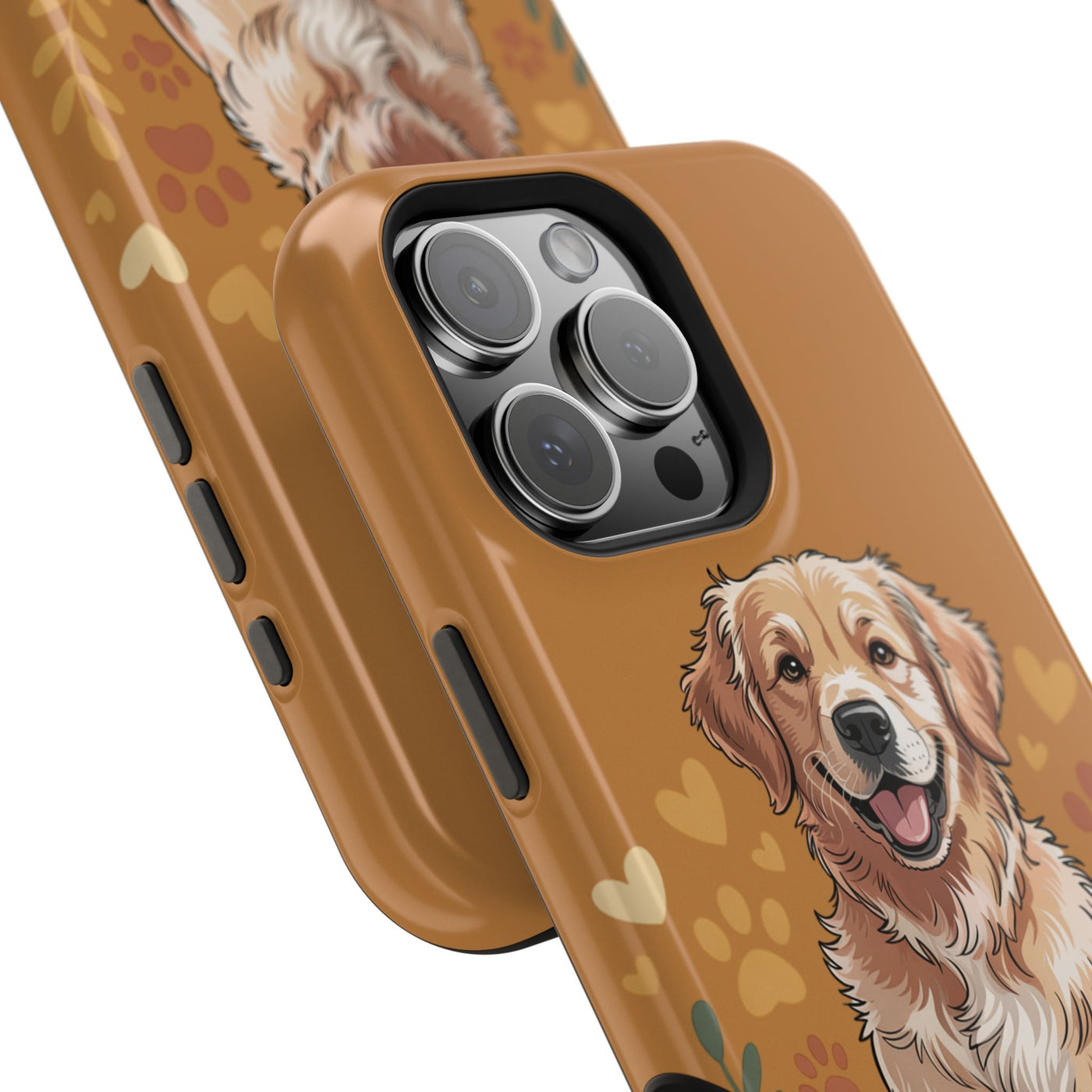 Dog Lover Magnetic Phone Case, Cute Pet Cases for iPhone, Dog-themed Phone Covers, Golden Retriever Case, Gifts for Dog Owners