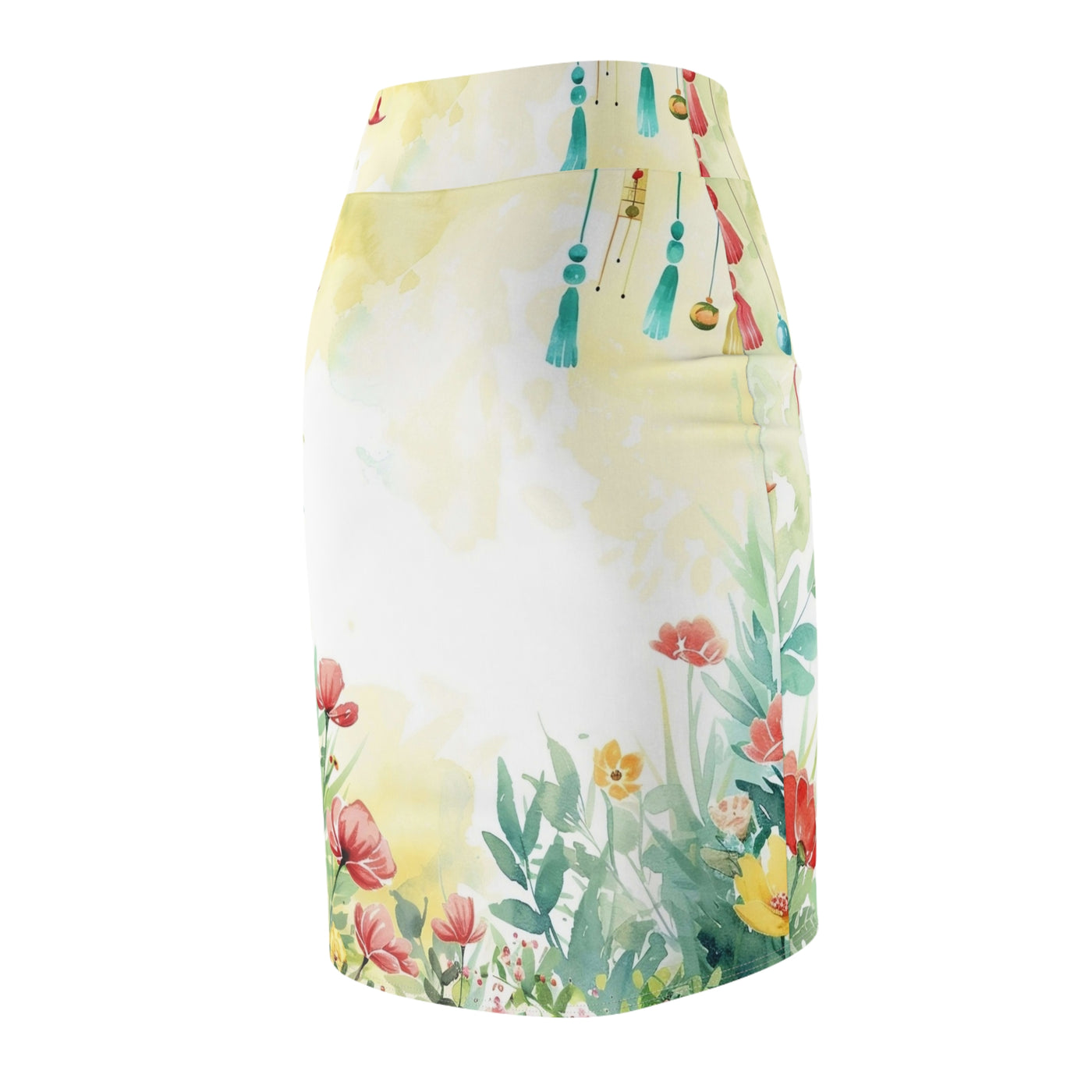 Skirt: Summer Garden Pencil Skirt