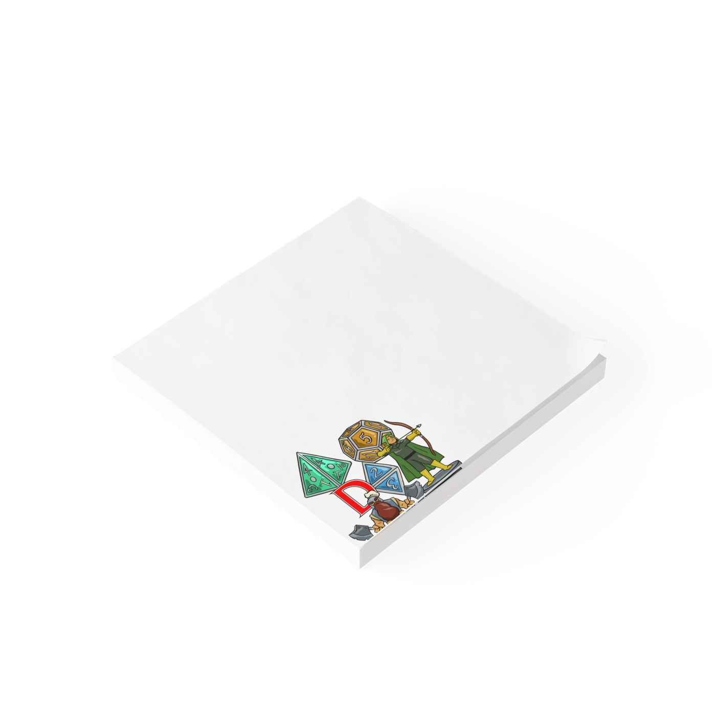 Sticky Note Pad: Dungeons & Dragons