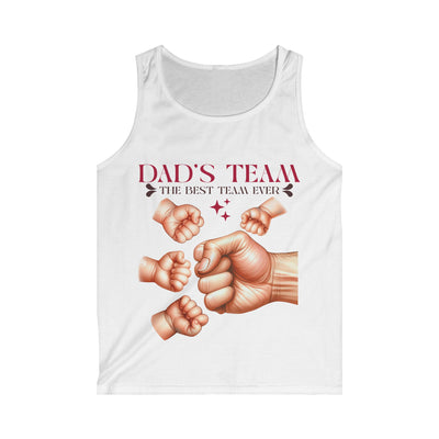 Dad's Team Men's Softstyle Tank Top - Perfect for Father’s Day, Family Gatherings, Team Outings, Casual Wear, Father's Day Gift, Dad's [...]