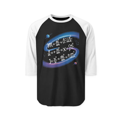 Cosmic Science Raglan Shirt – raglan tee with cosmic scientific design for STEM students and science lovers