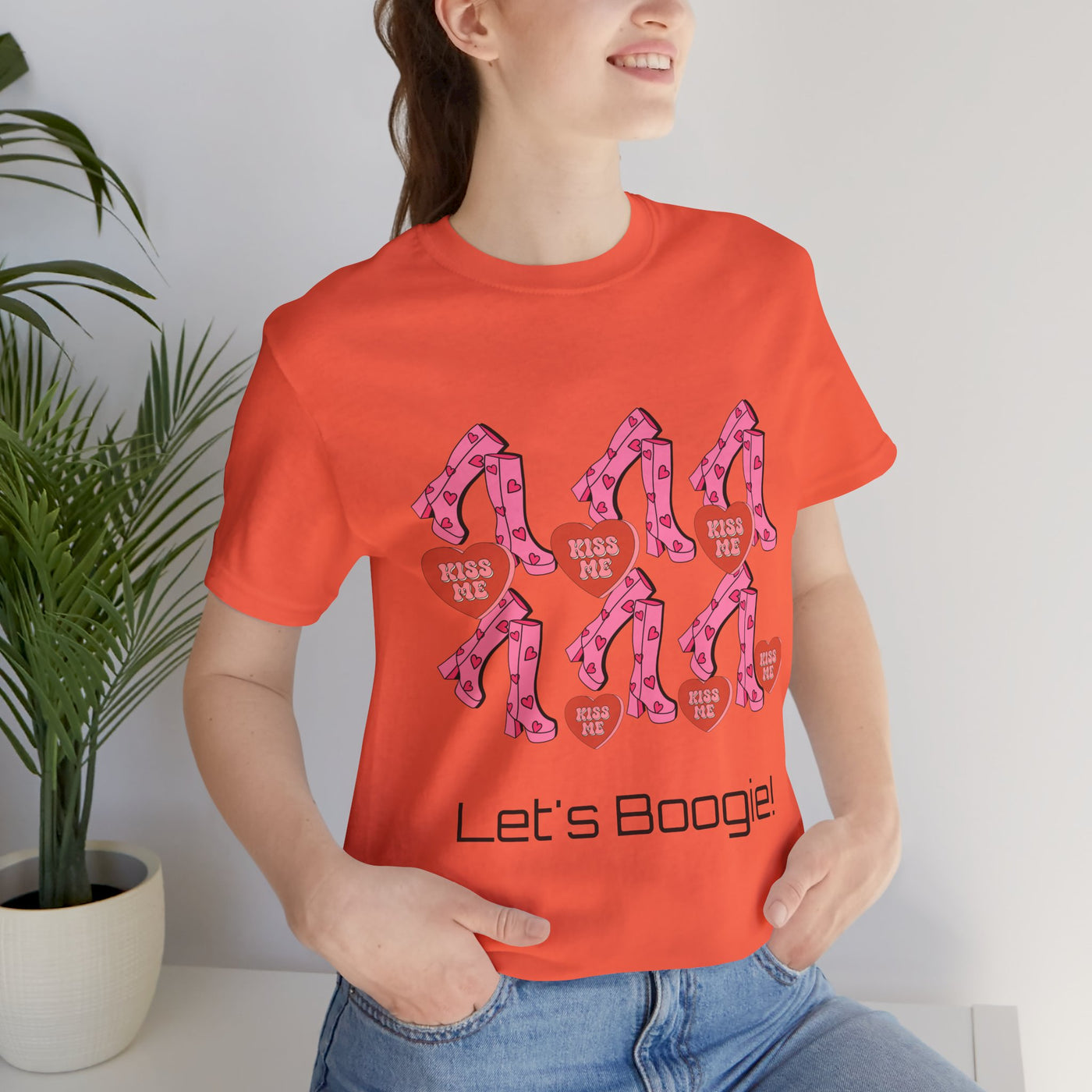 T-Shirt: Let's Boogie! | Jersey Fabric
