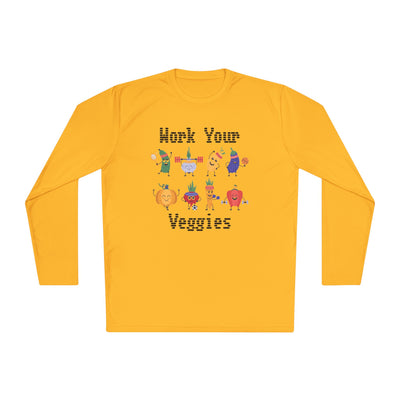 T-Shirt: Work Your Veggies - Lightweight Long Sleeve Tee