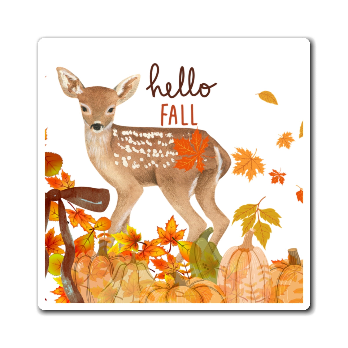 Magnet: Hello Fall | Deer