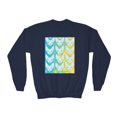 Sweatshirt: Hairless Kitty Design Crewneck