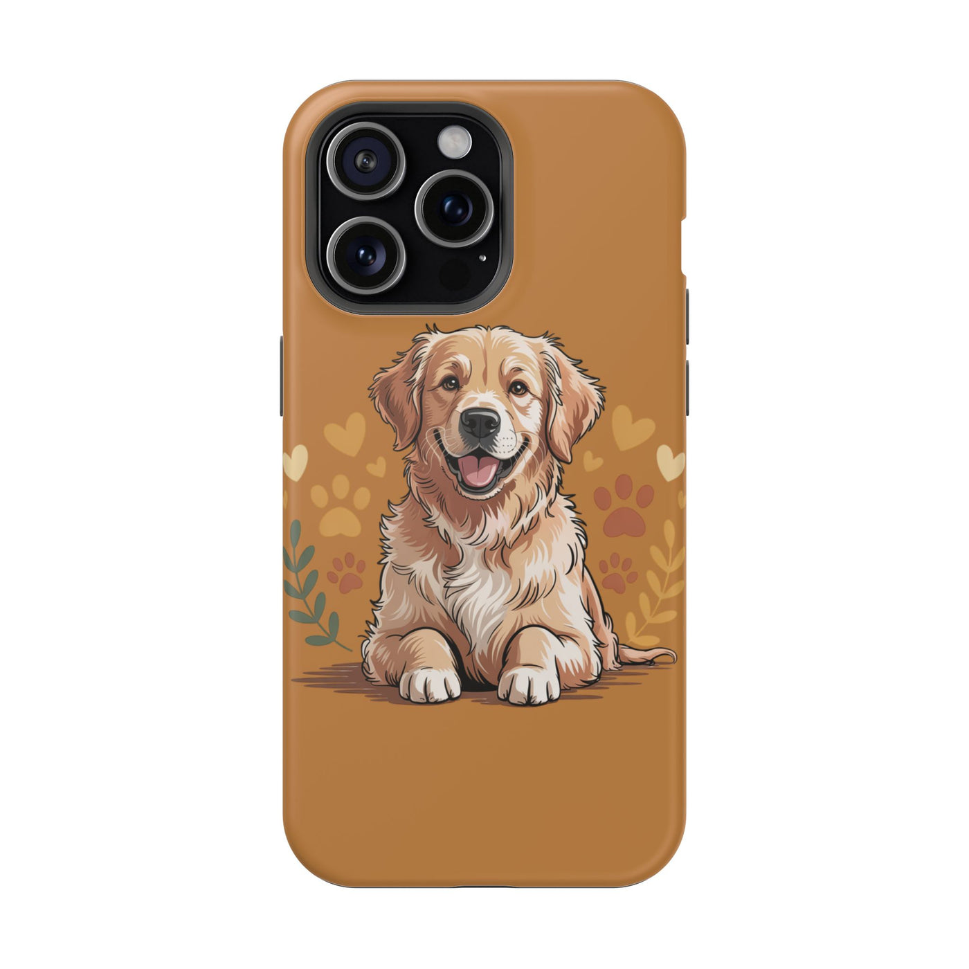 Dog Lover Magnetic Phone Case, Cute Pet Cases for iPhone, Dog-themed Phone Covers, Golden Retriever Case, Gifts for Dog Owners
