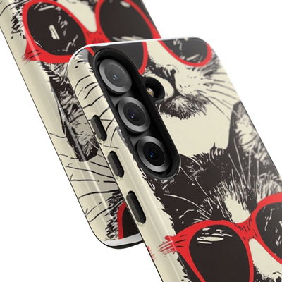 Phone Case: Sassy Cat Phone Case, Cute Cat Lovers Gift, Pet Lover Accessory, Fun Cat Phone Cover, Stylish Gadget Protection