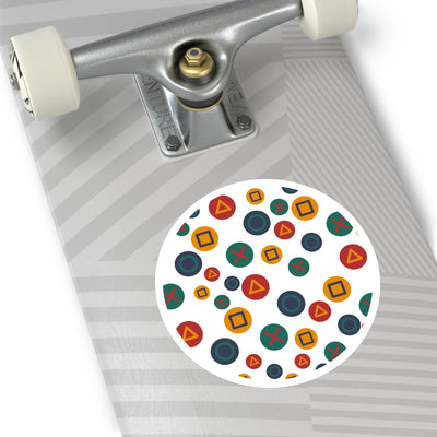 Stickers: Gamer Button Design | Round Style