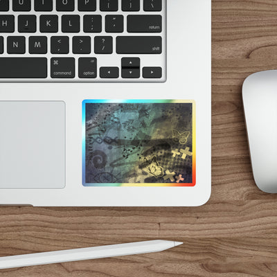Die-Cut Stickers: For the Punks | Holographic Style