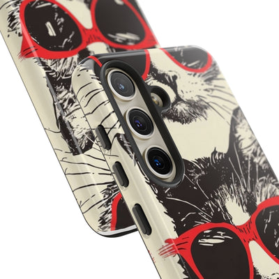 Phone Case: Sassy Cat Phone Case, Cute Cat Lovers Gift, Pet Lover Accessory, Fun Cat Phone Cover, Stylish Gadget Protection