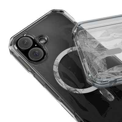 Phone Case:  Subtle Antique Skeletons Magnetic Clear Impact Case for iPhone