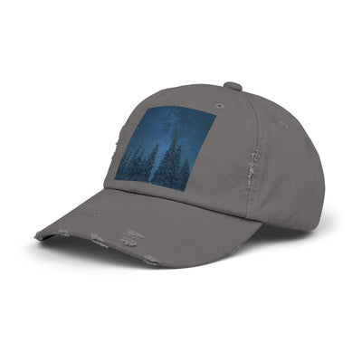 Cap: Night Sky Forest Design | Distressed