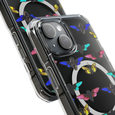 Phone Case: Magnetic Glow Moth Clear Impact Iphone Case