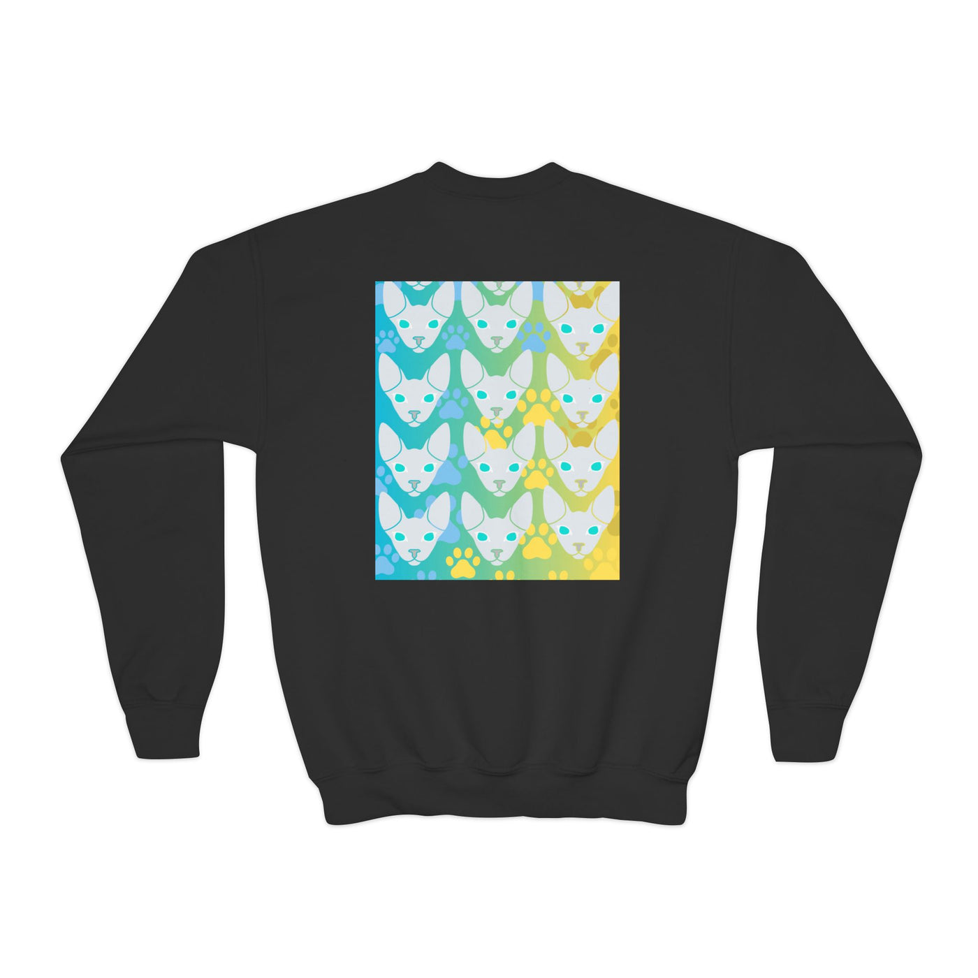 Sweatshirt: Hairless Kitty Design Crewneck