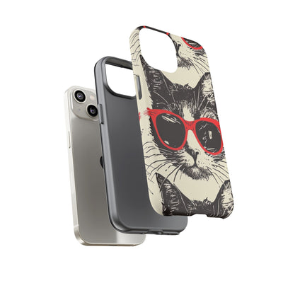Phone Case: Sassy Cat Phone Case, Cute Cat Lovers Gift, Pet Lover Accessory, Fun Cat Phone Cover, Stylish Gadget Protection