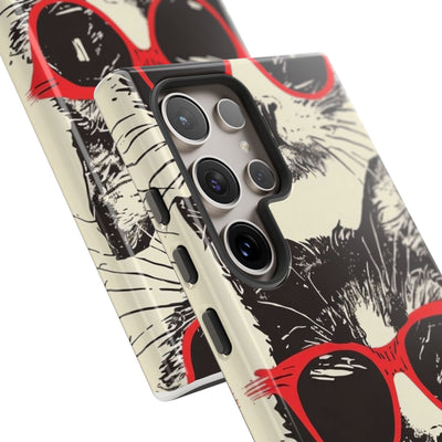 Phone Case: Sassy Cat Phone Case, Cute Cat Lovers Gift, Pet Lover Accessory, Fun Cat Phone Cover, Stylish Gadget Protection