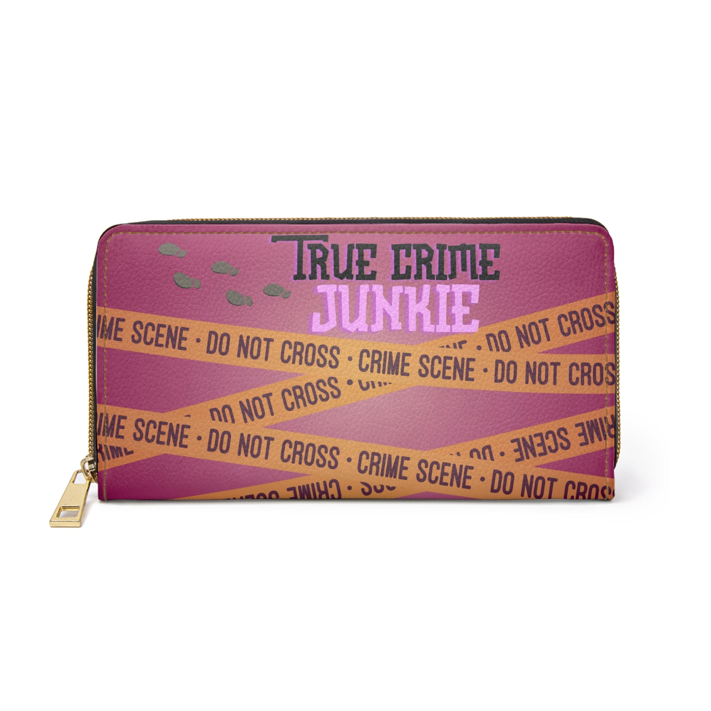 Wallet: True Crime Junkie Zipper Wallet | Perfect For True Crime Lovers & Investigators