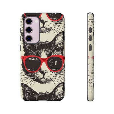 Phone Case: Sassy Cat Phone Case, Cute Cat Lovers Gift, Pet Lover Accessory, Fun Cat Phone Cover, Stylish Gadget Protection