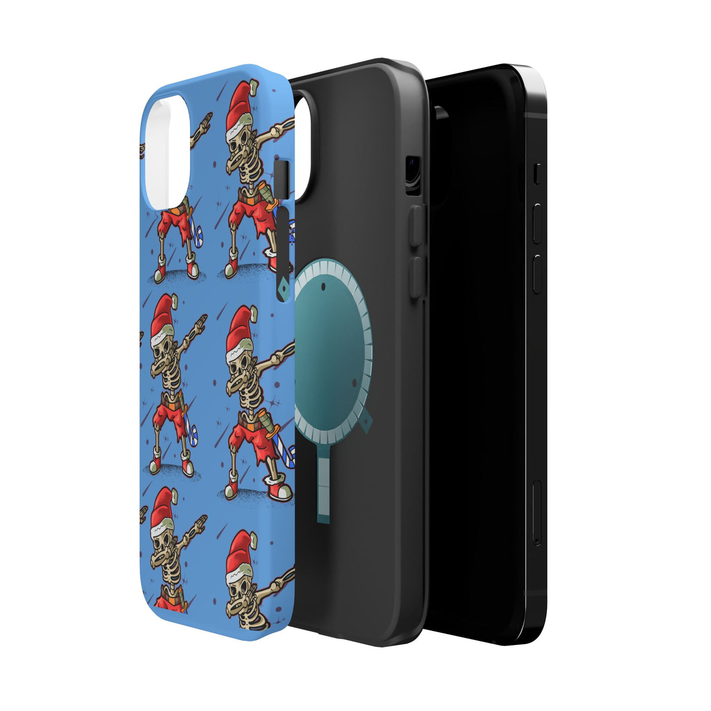 Santa Skelly Celly Phone Case | Durable & MagSafe Compatible