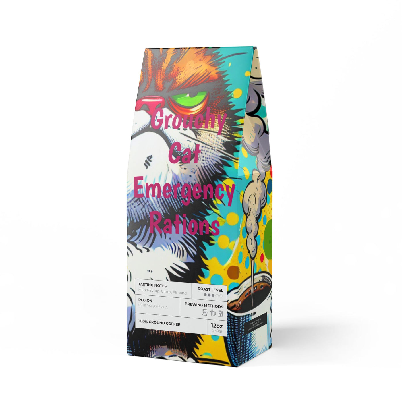 Grouchy Cat:  Broken Top Coffee Blend (Medium Roast)