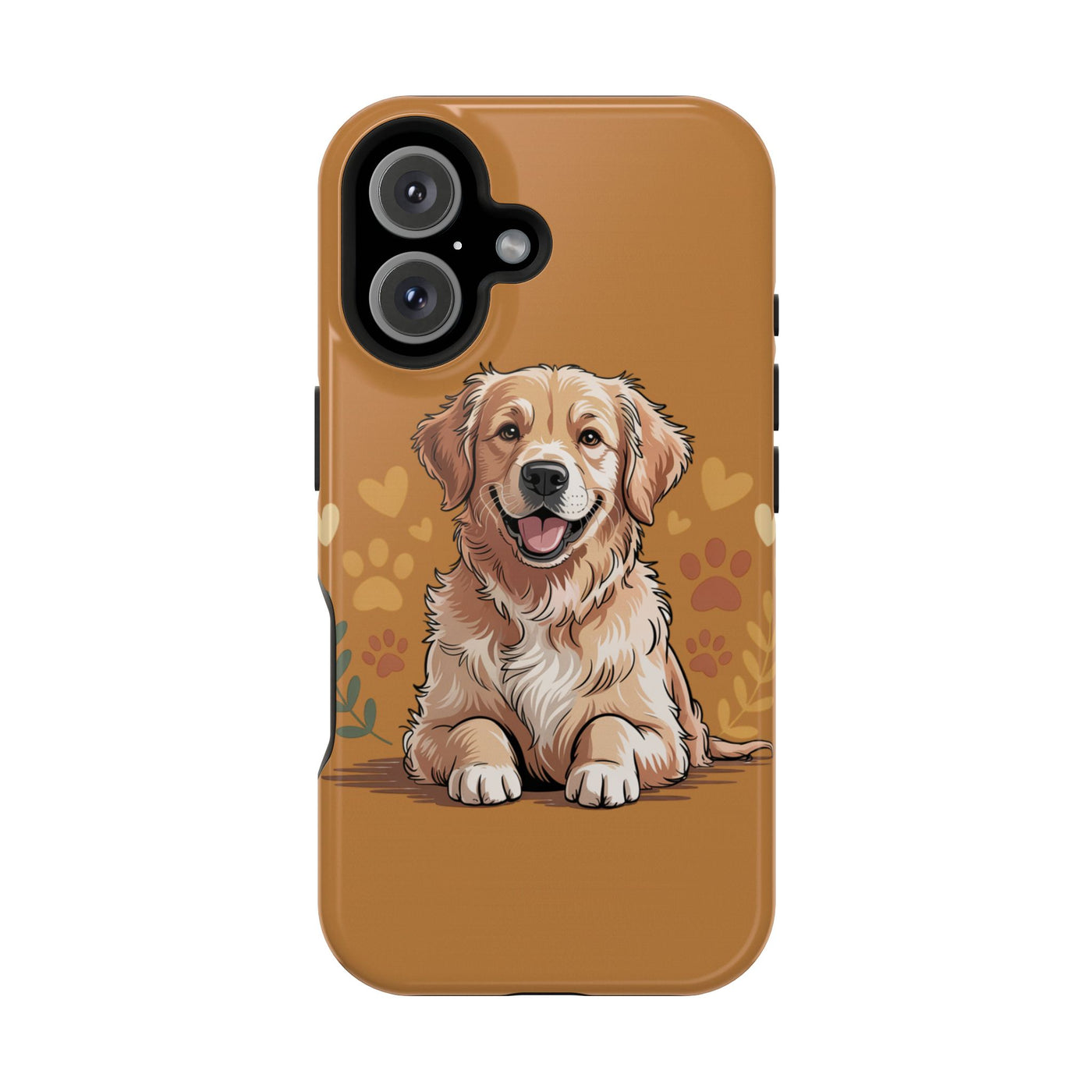 Dog Lover Magnetic Phone Case, Cute Pet Cases for iPhone, Dog-themed Phone Covers, Golden Retriever Case, Gifts for Dog Owners