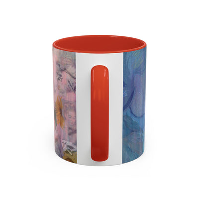 Mug: Fine Art Painterly mug | Blue and Yellow