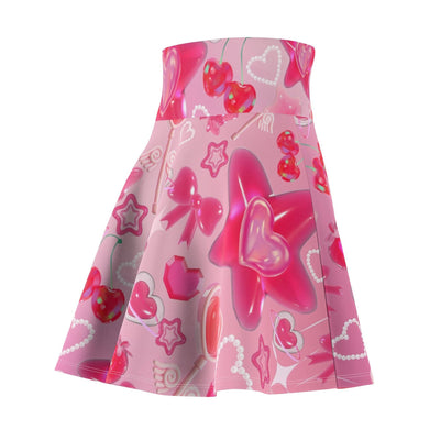 Skater Skirt: Magical Pink Print